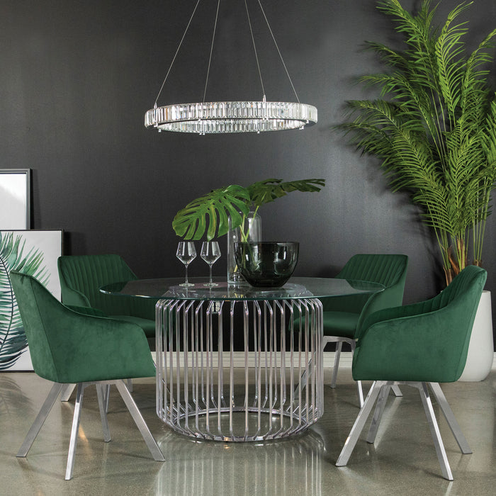 Veena Dining Tables - Bargain Furniture (Detroit, MI)
