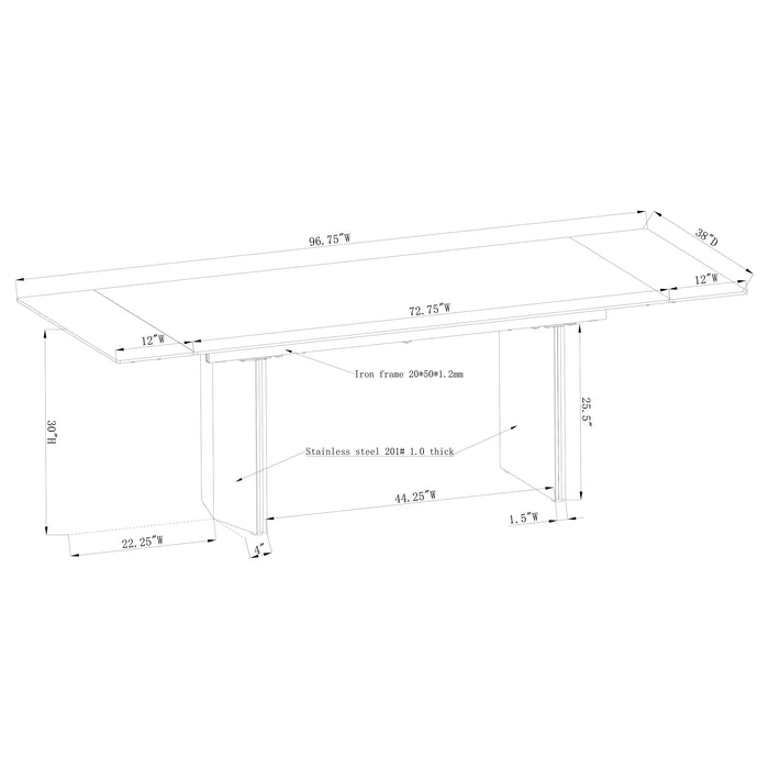 Vesa Dining Tables - Bargain Furniture (Detroit, MI)