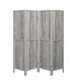 Deepika 4-panel Folding Screen Grey Driftwood - Bargain Furniture (Detroit, MI)