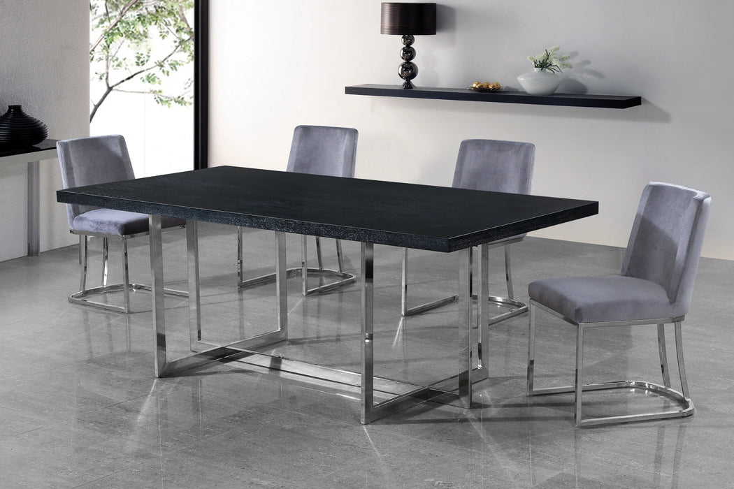 Heidi Grey Velvet Dining Chair