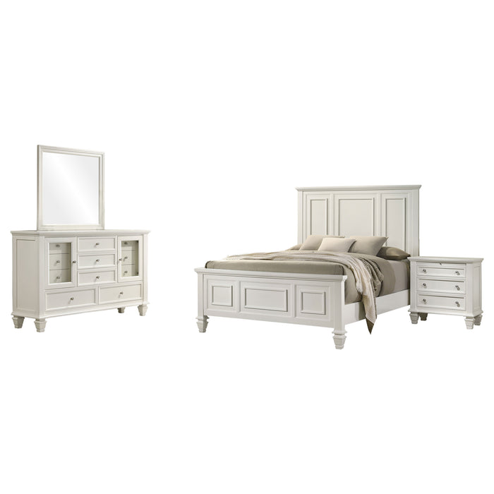 Sandy Beach 4 & 5 Piece Pc Bedroom Set Cal.King & E.King - Bargain Furniture (Detroit, MI)