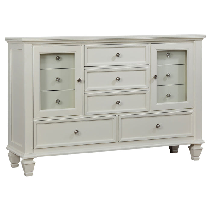 Sandy Beach 4 & 5 Piece Pc Bedroom Set Cal.King & E.King - Bargain Furniture (Detroit, MI)