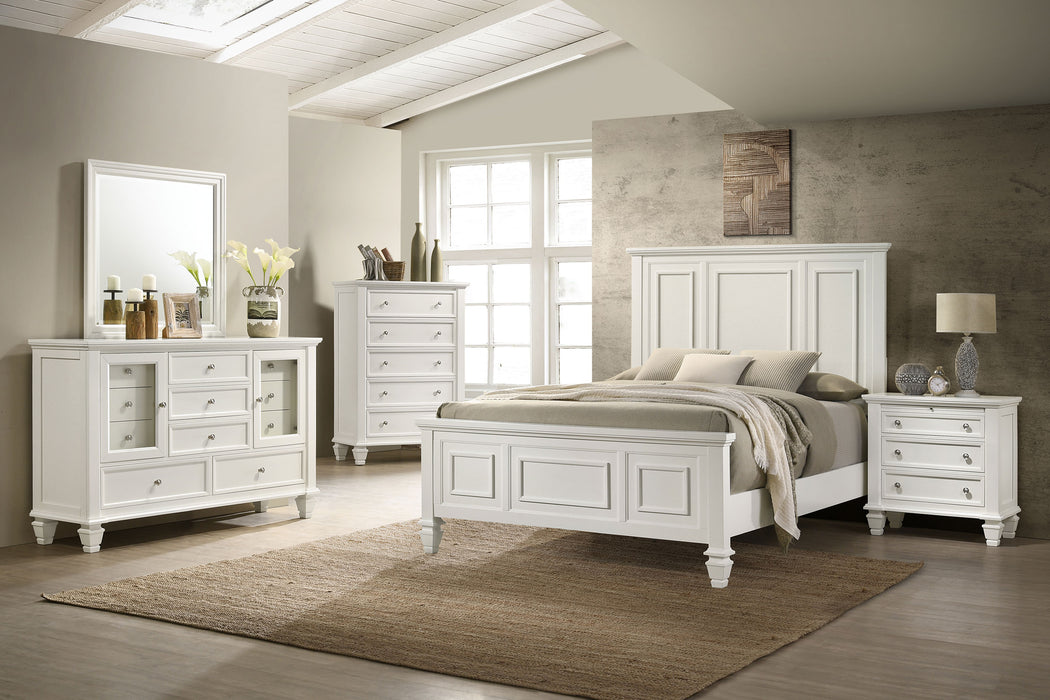 Sandy Beach 4 & 5 Piece Pc Bedroom Set Cal.King & E.King - Bargain Furniture (Detroit, MI)
