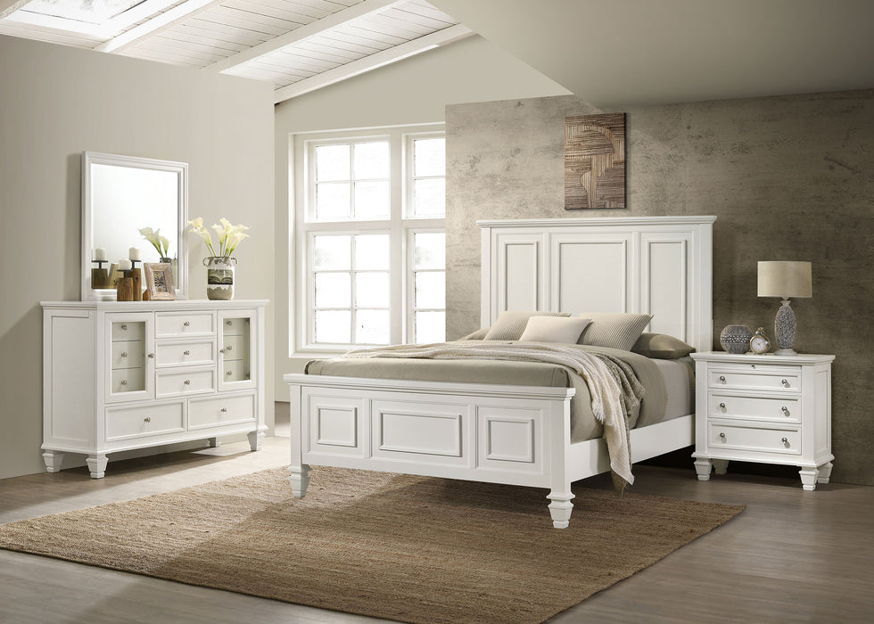 Sandy Beach 4 & 5 Piece Pc Bedroom Set Cal.King & E.King - Bargain Furniture (Detroit, MI)