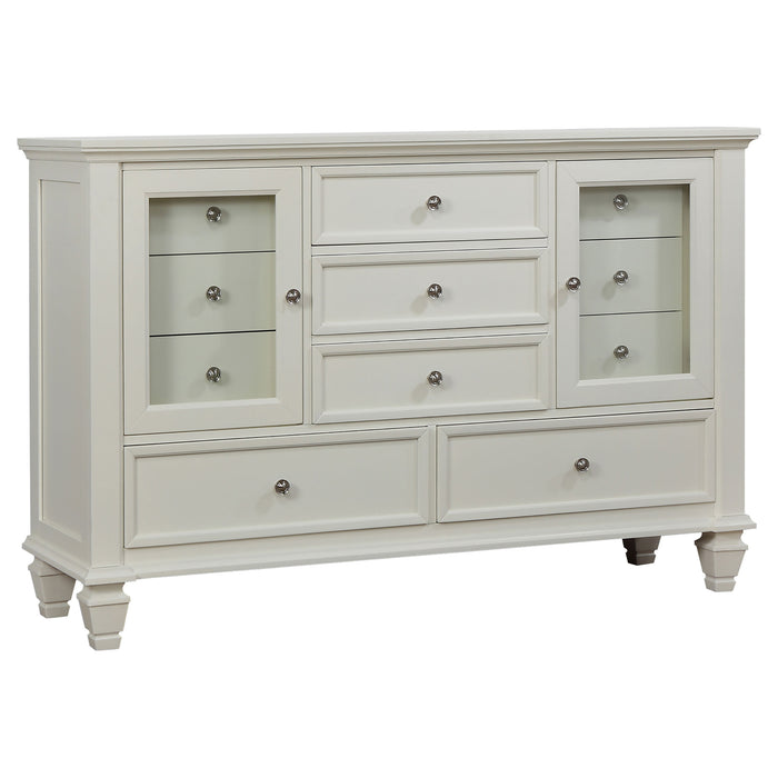 Sandy Beach 4 & 5 Piece Pc Bedroom Set Cal.King & E.King - Bargain Furniture (Detroit, MI)