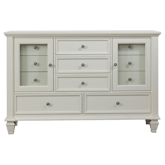 Sandy Beach 4 & 5 Piece Pc Bedroom Set Cal.King & E.King - Bargain Furniture (Detroit, MI)