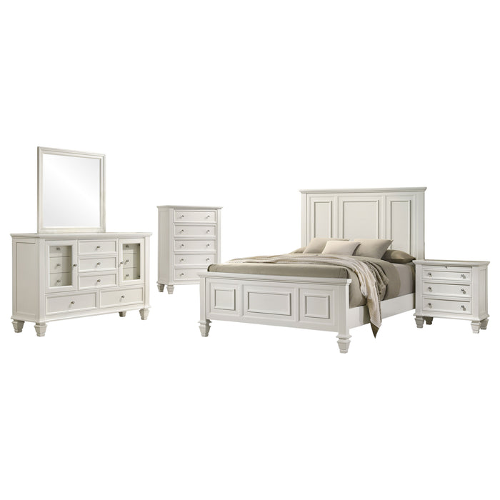 Sandy Beach 4 & 5 Piece Pc Bedroom Set Cal.King & E.King - Bargain Furniture (Detroit, MI)