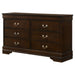 Louis Philippe Dresser Brown - Bargain Furniture (Detroit, MI)