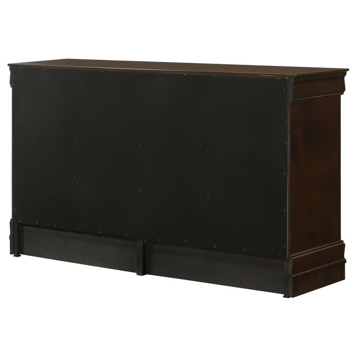 Louis Philippe Dresser Brown - Bargain Furniture (Detroit, MI)