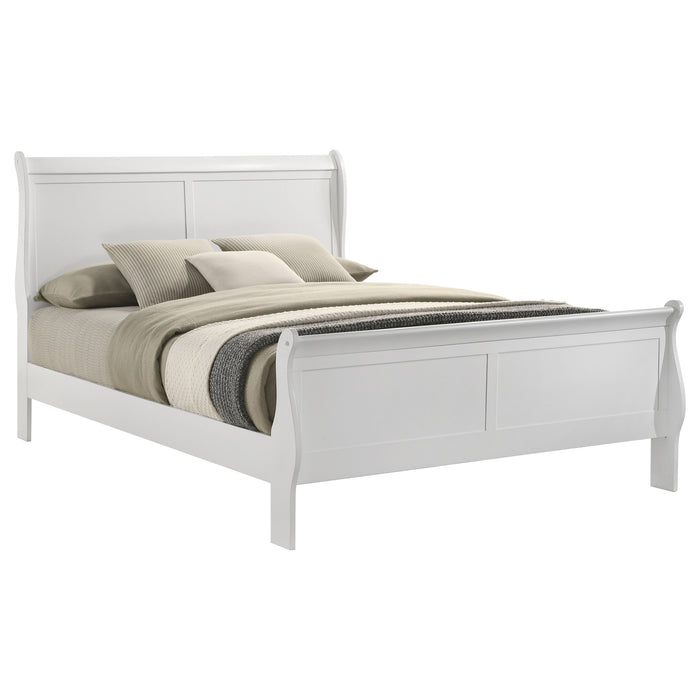 Louis Philippe Eastern King, Full, & Queen Bed - Bargain Furniture (Detroit, MI)