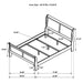 Louis Philippe Eastern King, Full, & Queen Bed - Bargain Furniture (Detroit, MI)