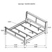 Louis Philippe Eastern King, Full, & Queen Bed - Bargain Furniture (Detroit, MI)