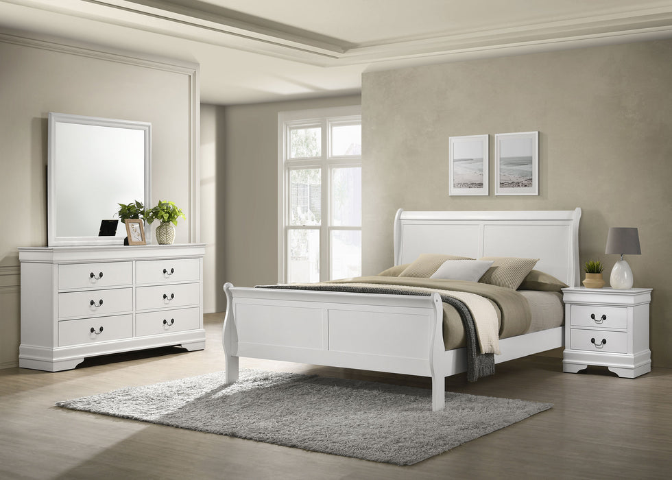 Louis Philippe 4 Pc Bedroom Set