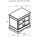 Louis Philippe 4 & 5 Piece Bedroom Sets Twin & Queen - Bargain Furniture (Detroit, MI)