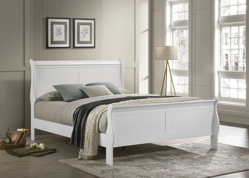 Louis Philippe Eastern King, Full, & Queen Bed - Bargain Furniture (Detroit, MI)