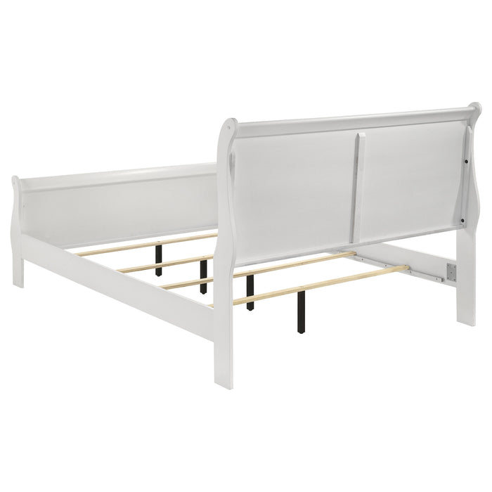 Louis Philippe Eastern King, Full, & Queen Bed - Bargain Furniture (Detroit, MI)