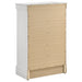 Louis Philippe 5-drawer Bedroom Chest White - Bargain Furniture (Detroit, MI)