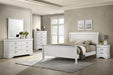 Louis Philippe 5-drawer Bedroom Chest White - Bargain Furniture (Detroit, MI)