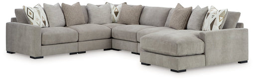 Aslan Court Sectional with Chaise - Bargain Furniture (Detroit, MI)