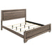 Kauffman California King, E.king, & Queen Panel Bed Washed Taupe - Bargain Furniture (Detroit, MI)