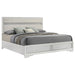 Miranda California King, E.King, Queen, Full, & Twin Bed Black & White - Bargain Furniture (Detroit, MI)