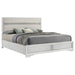 Miranda California King, E.King, Queen, Full, & Twin Bed Black & White - Bargain Furniture (Detroit, MI)