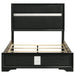 Miranda California King, E.King, Queen, Full, & Twin Bed Black & White - Bargain Furniture (Detroit, MI)