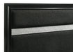 Miranda California King, E.King, Queen, Full, & Twin Bed Black & White - Bargain Furniture (Detroit, MI)