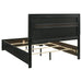Miranda California King, E.King, Queen, Full, & Twin Bed Black & White - Bargain Furniture (Detroit, MI)