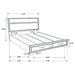 Miranda Bedroom Set with Storage - Bargain Furniture (Detroit, MI)