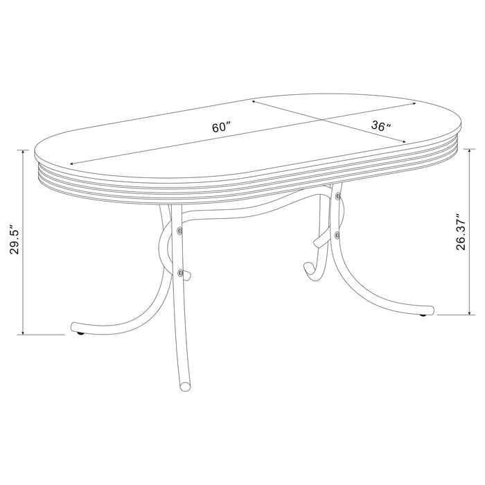Retro Dining Sets - Bargain Furniture (Detroit, MI)