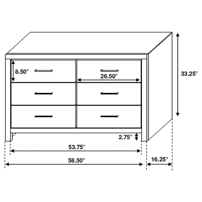 Brantford 5 Pc Bedroom Sets - Bargain Furniture (Detroit, MI)
