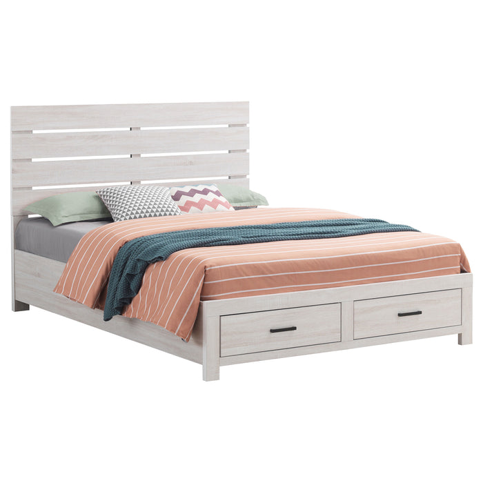 Brantford Wood Storage Panel Bed - Bargain Furniture (Detroit, MI)