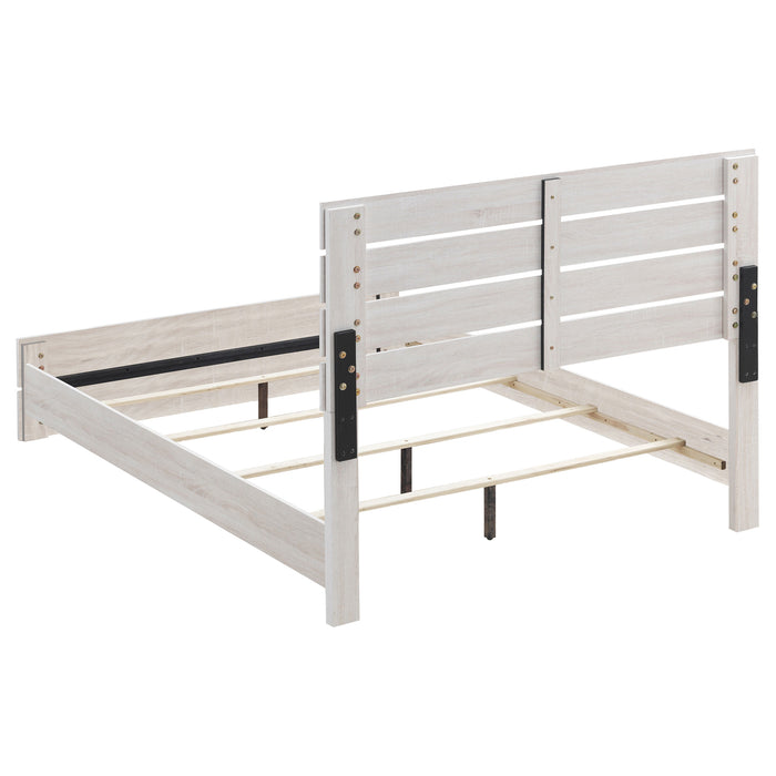 Brantford Wood Storage Panel Bed - Bargain Furniture (Detroit, MI)