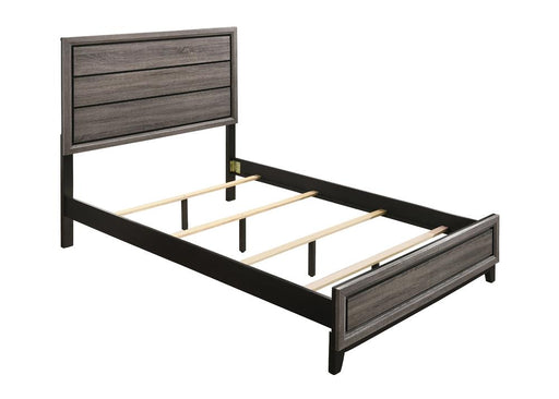 Watson Full & Twin Panel Bed Grey Oak - Bargain Furniture (Detroit, MI)