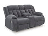 Observation Power Reclining Loveseat with Console - Bargain Furniture (Detroit, MI)