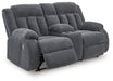 Observation Power Reclining Loveseat with Console - Bargain Furniture (Detroit, MI)