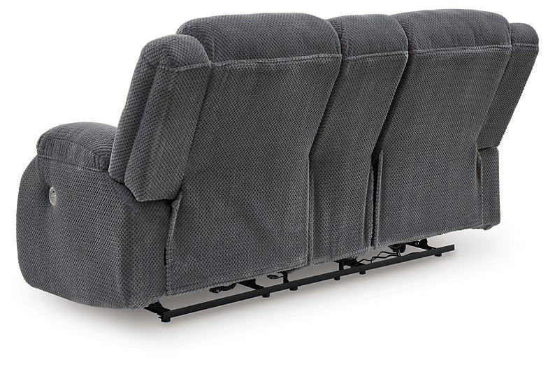Observation Power Reclining Loveseat with Console - Bargain Furniture (Detroit, MI)