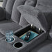 Observation Power Reclining Loveseat with Console - Bargain Furniture (Detroit, MI)