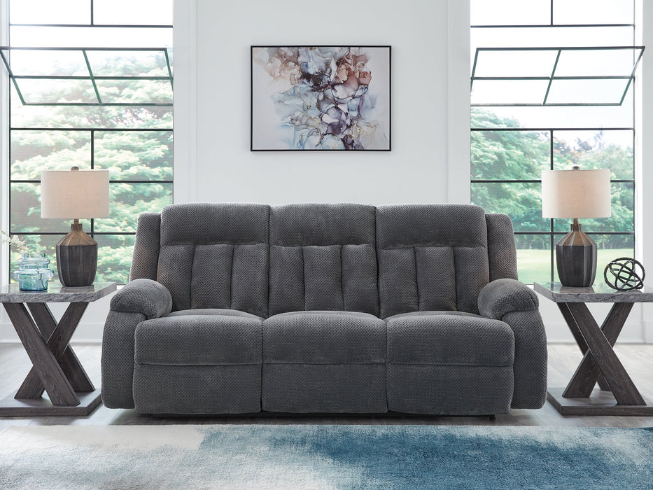 Observation Power Reclining Sofa with Drop Down Table - Bargain Furniture (Detroit, MI)
