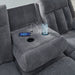 Observation Power Reclining Sofa with Drop Down Table - Bargain Furniture (Detroit, MI)