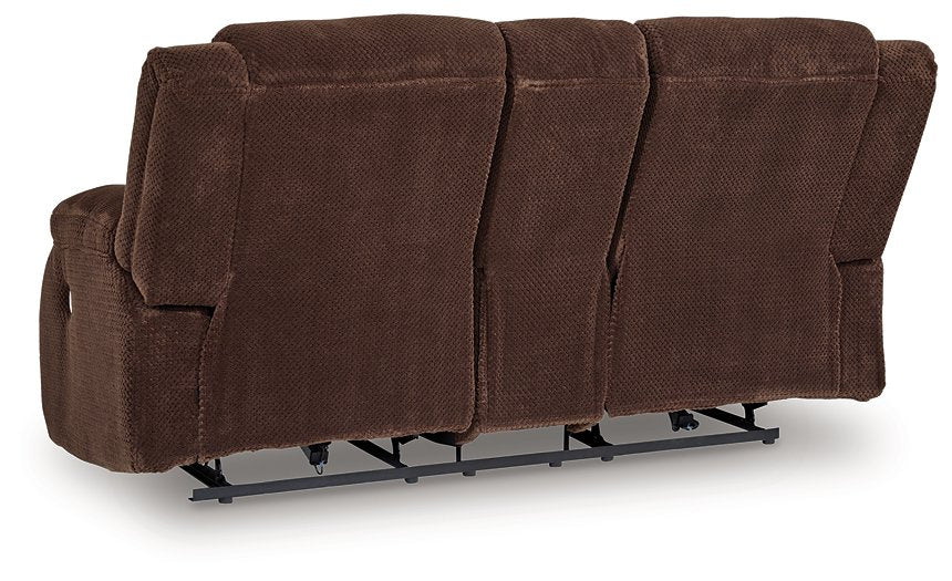 Observation Power Reclining Loveseat with Console - Bargain Furniture (Detroit, MI)