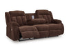 Observation Power Reclining Sofa with Drop Down Table - Bargain Furniture (Detroit, MI)