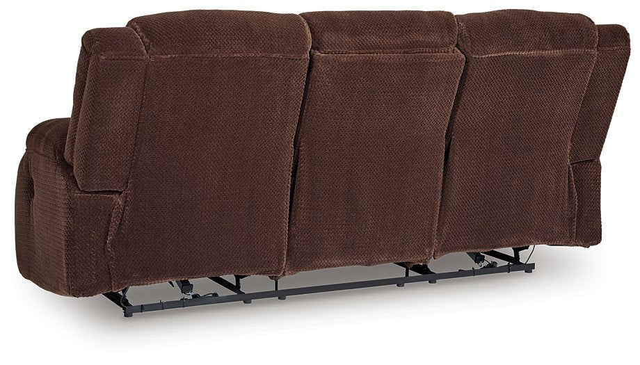 Observation Power Reclining Sofa with Drop Down Table - Bargain Furniture (Detroit, MI)