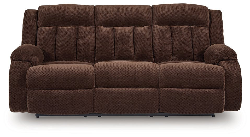 Observation Power Reclining Sofa with Drop Down Table - Bargain Furniture (Detroit, MI)