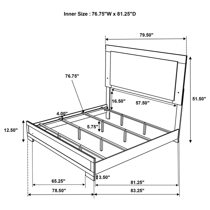Hyland Eastern King & Queen Bed - Bargain Furniture (Detroit, MI)
