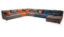 AICO Furniture 21 Cosmopolitan Armless Loveseat - Bargain Furniture (Detroit, MI)