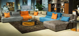 AICO Furniture 21 Cosmopolitan Armless Loveseat - Bargain Furniture (Detroit, MI)