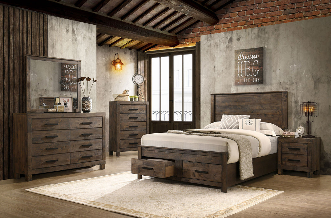 Woodmont 4 & 5 Piece E.King, Queen, & Cal;.King Bedroom Sets - Bargain Furniture (Detroit, MI)