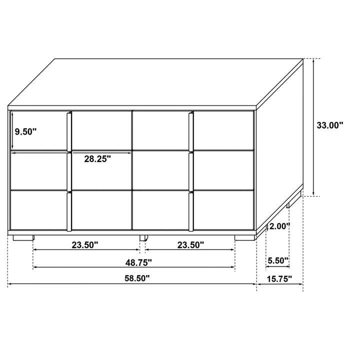 Marceline Bedroom Sets 2 - Bargain Furniture (Detroit, MI)